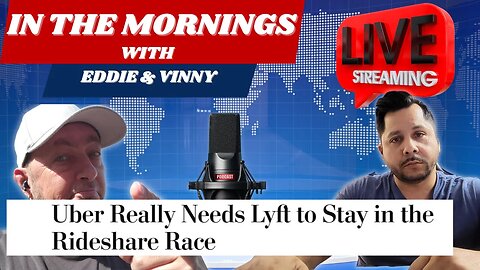 In The Mornings with Eddie and Vinny | Uber Driver Lyft Driver