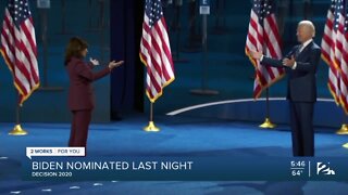 Decision 2020: Biden nominated last night