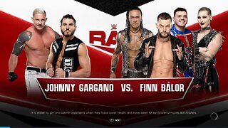 WWE Monday Night Raw Finn Bálor w/ The Judgment Day vs Johnny Gargano w/ Dexter Lumis