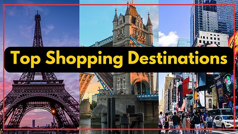 Retail Paradise: Exploring the World's Best Shopping Cities! #shopping #retailtherapy #city