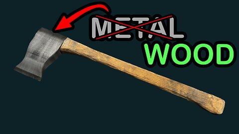 Wooden Axe | Perfect for Halloween Costumes or Decorations