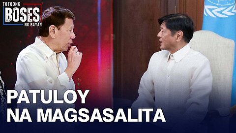 FPRRD, patuloy na magsasalita laban sa maling gawi ng Marcos administration