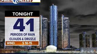 More showers tonight