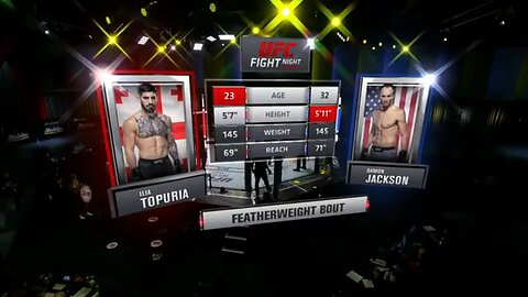 UFC Vegas 16:Elia Topuria vs Jackson Full Fight 😀😁 UFC