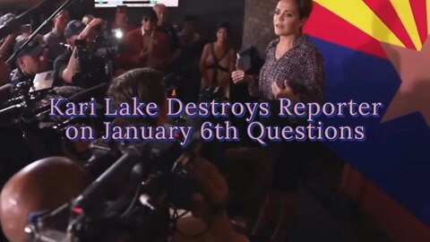 Report Goes After Kari Lake About Jan 6th. Watch Her Great Answer #KariLake #Arizona #KatieHobbs