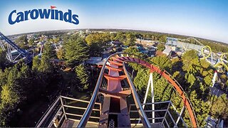 [POV] Vortex Standing Coaster - Carowinds Theme Park