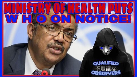 FORMER UN ADVISOR PUTS W.H.O. ON NOTICE AGAINST THE GLOBAL PANDEMIC TREATY.