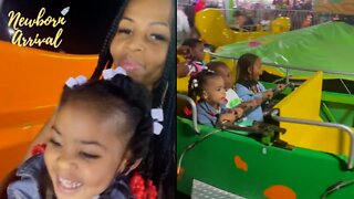 Yung Miami's Daughter Summer Visits The Fair With Grandma! 🎡