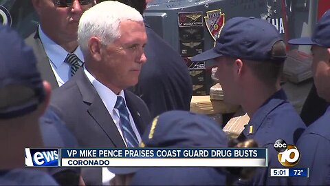 Vice President praises Coast Guard Drug Busts