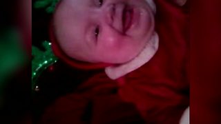 Christmas Baby has the Giggles!