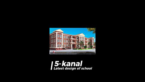 "Check out this stunning front elevation design for a 5 kanal school! 😍🏫 #ArchitecturalInspiration"