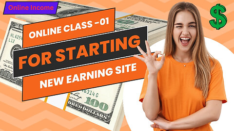 Online income 2024 || Class 01 || Student earn money online bd || অনলাইন ইনকাম মোবাইল দিয়ে