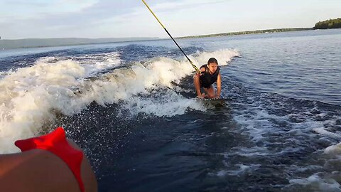 Julia Wake Surfing