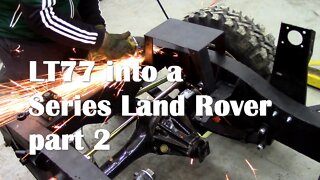 2 25 petrol and LT77 to a 109 S2a Part 2 Chassis mounts and adapter plate