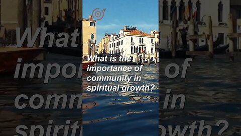 What is the importance of community in spiritual growth? #shorts #mindselevate #expandyourmind