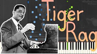 Teddy Wilson - Tiger Rag 1938 (Fast Stride Piano Synthesia)