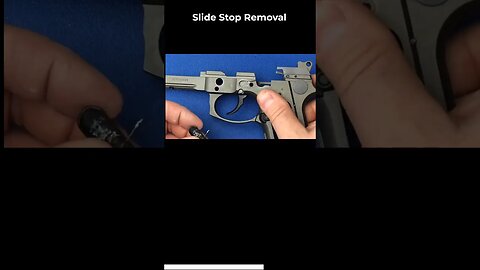 Firearms Gunsmithing: Beretta 92 FS Slide Lock removal