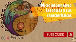 Las letras y sus características