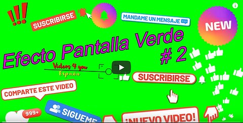 Efectos Pantalla Verde Redes Sociales 4K ( Filmora de Pago ! )