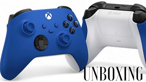 (Unboxing) Xbox Wireless Controller - Shock Blue #xbox#controle#gamer