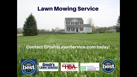 Lawn Mowing Service Hagerstown Maryland Video