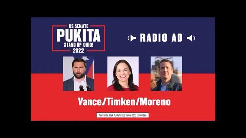 Mark Pukita's eight radio ads that started on January 17, 2022