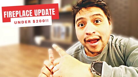 Fireplace Update For Under $200?! | DIY Fireplace Makeover