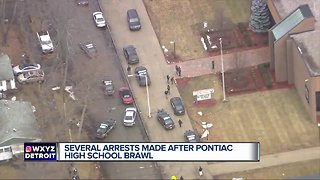 5 students arrested in brawl at Pontiac High School