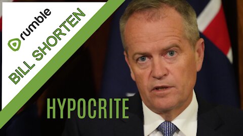 Bill Shorten, Australian Labor Slander and Hypocrisy