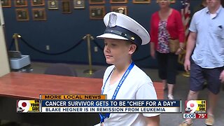 10-year-old cancer survivor gets to be Cincinnati's police chief (for a day)