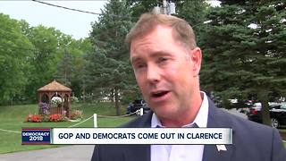 GOP and Democrats come out in Clarence