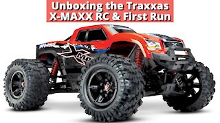 Unboxing the Traxxas X-MAXX RC & First Run