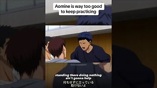 Aomine is way too good to keep practicing 😰 #anime #kurokonobasket #fyp