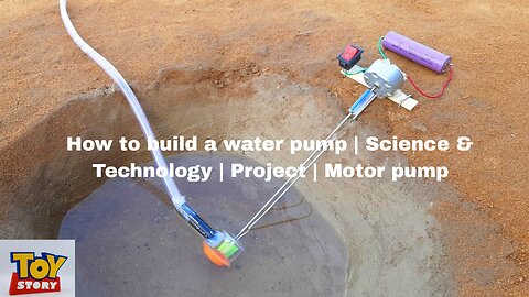How to build a water pump | Science & Technology | Project | Motor pump