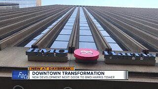 Construction continues on BMO Harris tower