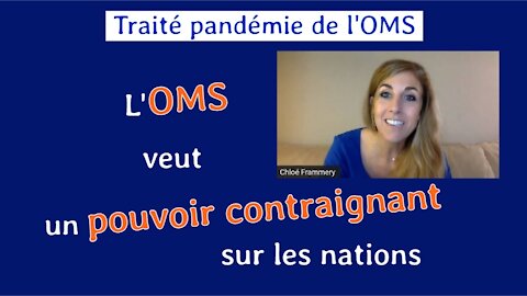 L'OMS profite de l'épidémie de coronavirus COVID-19 pour prendre le pouvoir par un traité pandémie