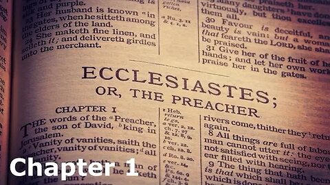 Ecclesiastes 1 Neitsch and North