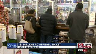 $1 million Powerball ticket sold in Iowa