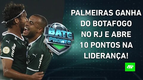 IMPARÁVEL! Palmeiras VENCE o Botafogo e é LÍDER com 10 PONTOS de vantagem! | BATE PRONTO (04/10/22)