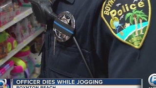 Officer dies while jogging