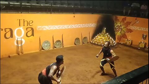 kalaripayattu performance by team raga kerala