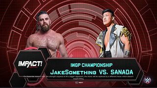 Impact Wrestling Emergence 2023 Sanada vs Jake Something