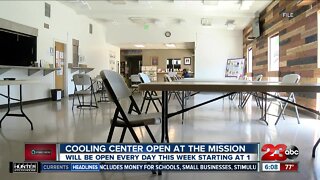 Cooling center open at The Mission