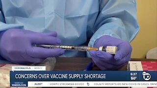 Concerns raised over vaccine shortage in California
