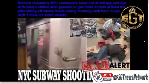 Subway shooting staged