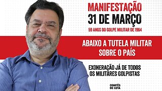 "Que os militares golpistas sejam exonerados e colocados para fora das FFAA" | Rui Costa Pimenta