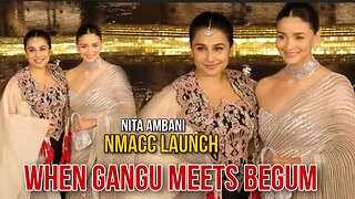 When Vidya Balan Meet The Cutest Alia Bhatt at Nita Mukesh Ambani Cultural Centre