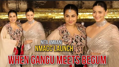 When Vidya Balan Meet The Cutest Alia Bhatt at Nita Mukesh Ambani Cultural Centre