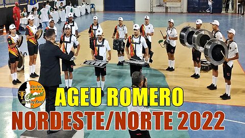 BANDA DE PERCUSSÃO AGEU ROMERO 2022 NA COPA NORDESTE NORTE DE BANDAS E FANFARRAS 2022