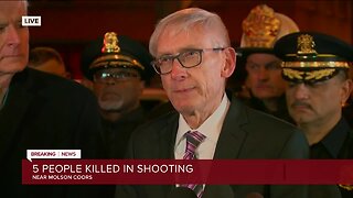 Governor Evers gives an update on Molson Coors shooting